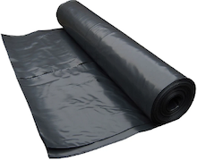 Roll of polythene damp-proof membrane